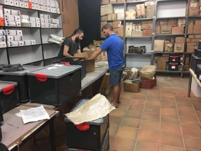 El Mucbe cataloga tot el material procedent de les primeres excavacions del Puig de la Nau