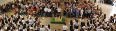 Cerca de 400 músicos de 12 formaciones llenan de ritmo Valld’Alba con motivo del XXV Encuentro de Bandas de Música