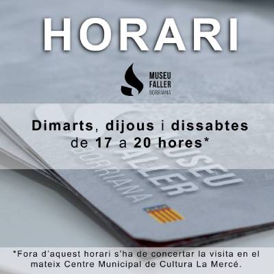 El Museu Faller de Borriana fija los horarios de visitas que arrancan este martes a las cinco de la tarde