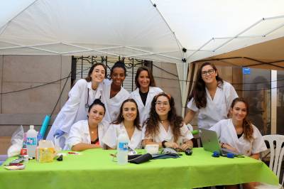 Alumnos del CEU promueven hábitos saludables entre los ciudadanos de Nules