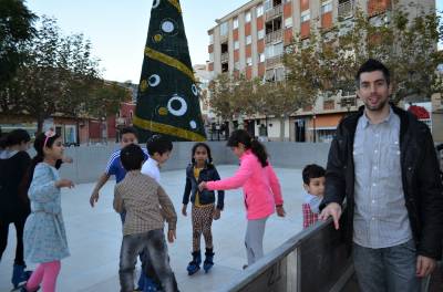 La pista de patinaje de Oropesa del Mar recibirá a más de 1.000 niños esta semana