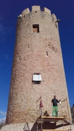 Proyecto de actuación, rehabilitación de la torre redonda del Palacio de Ceyt Abu Ceyt de Argelita