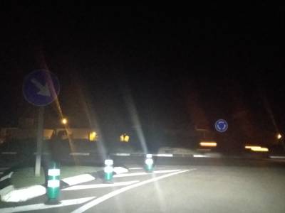 Fomento deja a oscuras la entrada principal de Moncofa