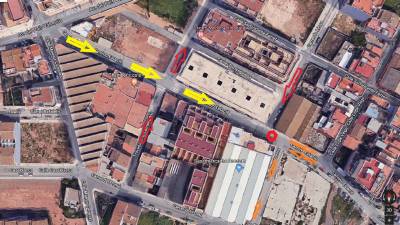 El carrer Estació serà d'un únic sentit per a millorar la seguretat en l'àrea comercial i de restauració