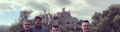 Vicent Marzà visita les primeres actuacions fetes al Castell de Miravet