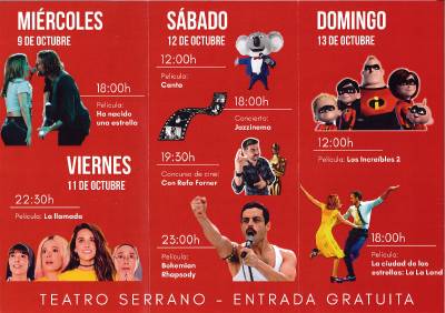 El XIII Festival de Cine de Segorbe tendrá lugar desde el día 9 hasta el 13 de octubre en el Teatro Serrano
