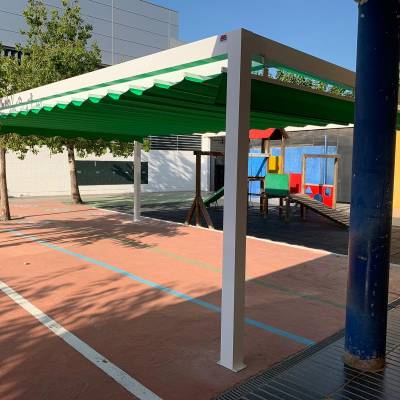 Xilxes mejora el patio de infantil del CEIP Lluís Vives con mayor espacio de sombra
