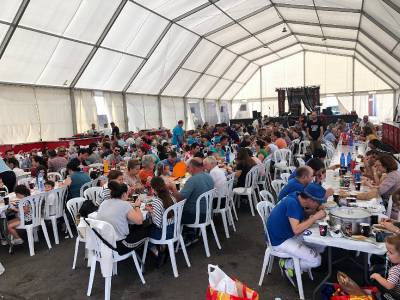La Caragolada reuneix 360 persones en el comiat del Roser a Almassora 