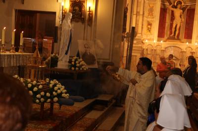 La Vilavella acogió la reliquia de Santa Bernardette