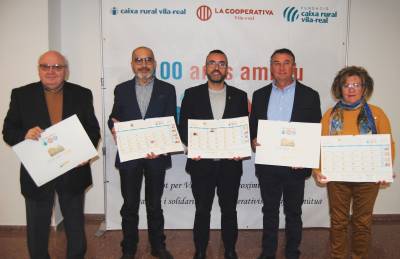 Benlloch agraeix i encoratja la labor social de la Fundació Caixa Rural en la presentació del seu calendari solidari en benefici de l'associació de diversitat funcional Rusc