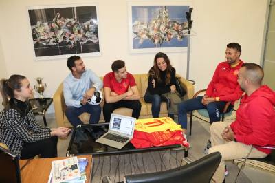 La Diputación de Castellón recibe a Futnet España tras el Mundial 2019