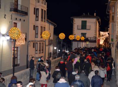 La fiesta de encendida de las luces de Navidad de Morella tambin ser solidaria