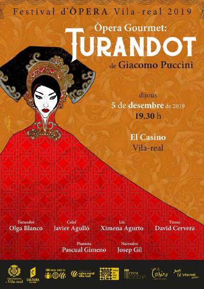 El Festival d'òpera de Vila-real torna demà amb els millors moments de 'Turandot' al Casino