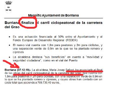Así 'miente' el equipo de comunicación de Safont en el Ayuntamiento de Burriana