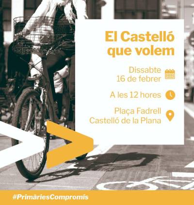 La candidatura 'Avancem' de Compromís celebra l'acte 'El Castelló que volem'