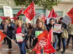 Nules dona suport a la manifestació de les netejadores de l'IES i Los Gorriones davant el retard en el pagament del sou