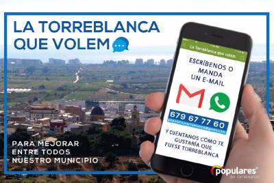 Ferrando: Amb el PP els veïns seran de nou els vertaders protagonistes del desenvolupament de Torreblanca