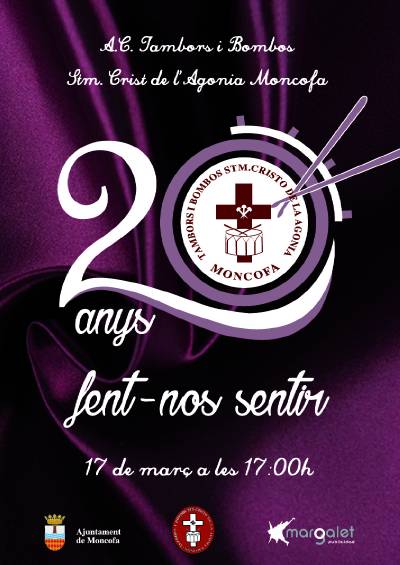 Concentració d’agrupacions de tambors i bombos a Moncofa