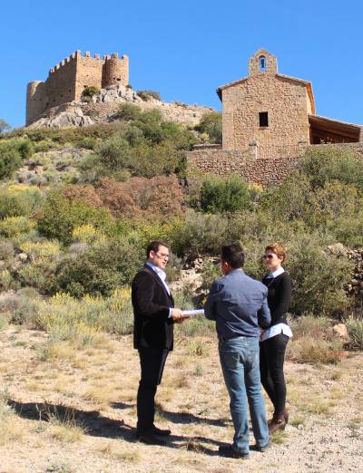 Importante paso al frente para recuperar el Castillo de l’Alcalatén de Alcora, todo un emblema de la comarca