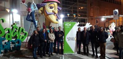 Vox con las fallas de Burriana