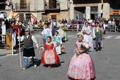 L'Ofrena llena de solemnidad y emoción el último día de Fallas de Borriana que se cerraban con la Cremà