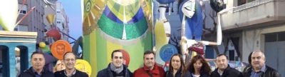 Vox visita las fallas de Benicarló y Vall de Uxó y muestra su respaldo a tradiciones y fiestas