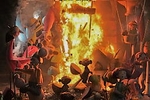 El fuego de la Cremà se impone a las previsiones para cerrar unas grandes Fallas de 2019 en Borriana 