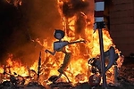 El fuego de la Cremà se impone a las previsiones para cerrar unas grandes Fallas de 2019 en Borriana 