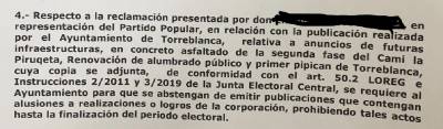 La Justicia frena el uso electoralista del Ayuntamiento que hacen PSOE, Comproms y los ex ediles de Ciudadanos