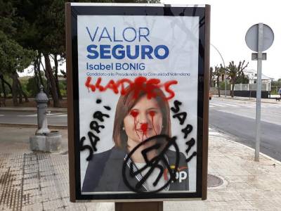 Grupos de extrema izquierda amenazan al PP de Vila-real