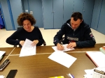 L'Ajuntament d'Almenara signa els convenis anuals amb el club Xtrem i amb el club Almenara Triatló