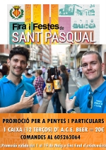 Campaña especial de 'A.C.E. Beer' con motivo de las fiestas de Sant Pasqual 2019