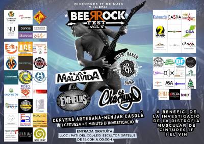 '1 cerveza = 5 minutos de investigación médica'. Todo listo para la 5ª edición del solidario Beerrock Fest