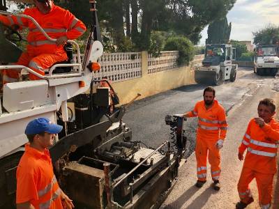 L'Ajuntament de Betxi culmina l'asfaltat del camí de Sant Francesc