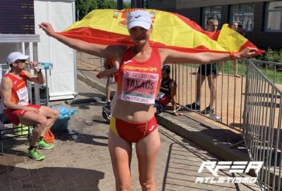 Julia Takacs pulveriza el récord de España de 20 km. marcha y España sube al podio en todas las categorías