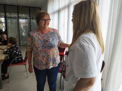 Nicolau visita a su madre durante la jornada de reflexin