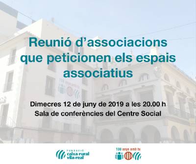 La Fundació Caixa Rural convoca a las asociaciones para explicar el nuevo funcionamiento de los espacios