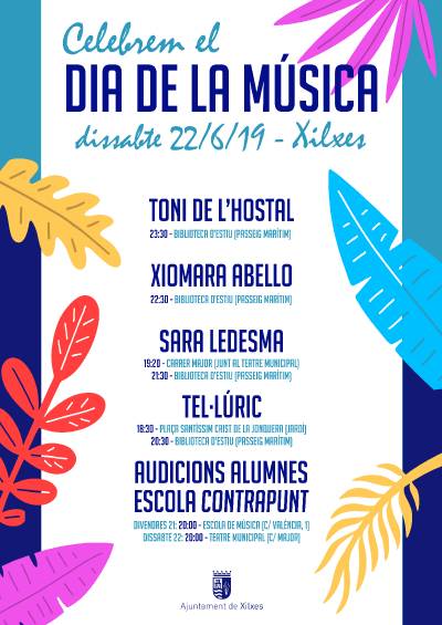 Xilxes celebra el Día de la Música con una programación especial de conciertos en directo