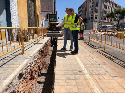 Facsa substitueix el col·lector de residuals de Boqueres a Almassora