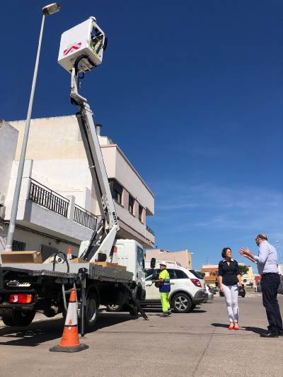 Almassora culmina la substitució de l?enllumenat per leds en les avingudes