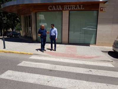 L'Alcora finalitza el projecte d'accessibilitat en la zona del centre de salut