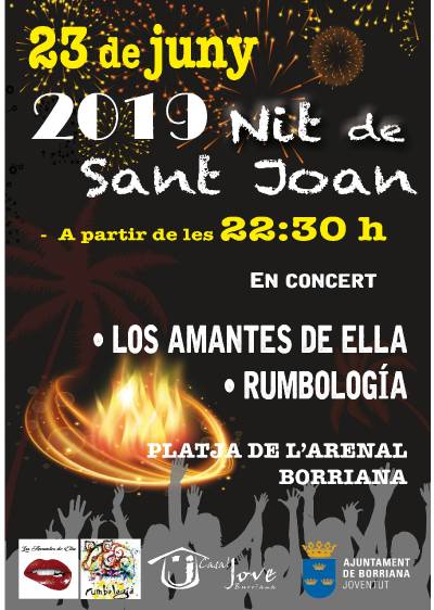 La Nit de Sant Joan de Borriana 2019 tornar a comptar amb msica en directe