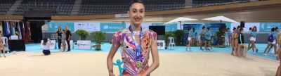 La covarxina Noa Ros es proclama campiona d'Espanya de rítmina en la màxima categoria