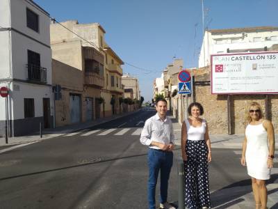 La Diputació de Castelló inverteix 150.000 euros per a eliminar els problemes d'accessibilitat i d'inseguretat viària del carrer Sant Lluís d'Almassora