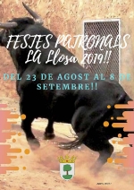 La Llosa viurà les seues festes patronals del 31 d'agost al 8 de setembre