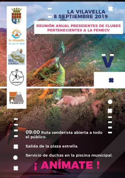 La Vilavella acoge este domingo la Reunión Anual de FEMECV con una ruta senderista abierta al público