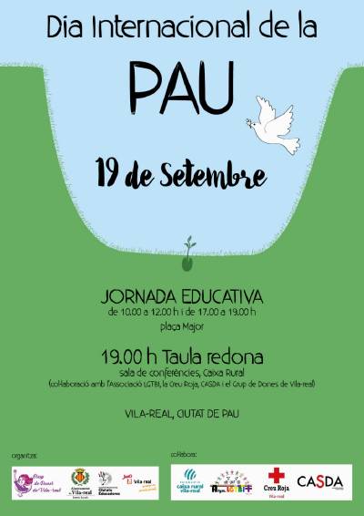 Vila-real commemorarà dijous que ve el Dia Internacional de la Pau