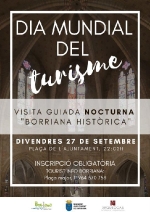 Borriana ofereix una visita guiada nocturna a través de la història de la ciutat amb motiu del Dia Mundial del Turisme