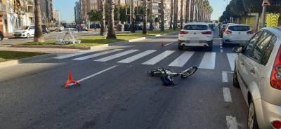 Accidente coche-bici, otra vez en Cardenal Tarancón