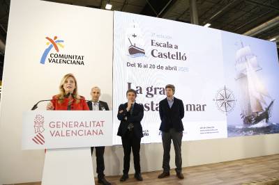 Marco anuncia a Fitur la participació de més vaixells històrics en el tercer ‘Escala a Castelló’